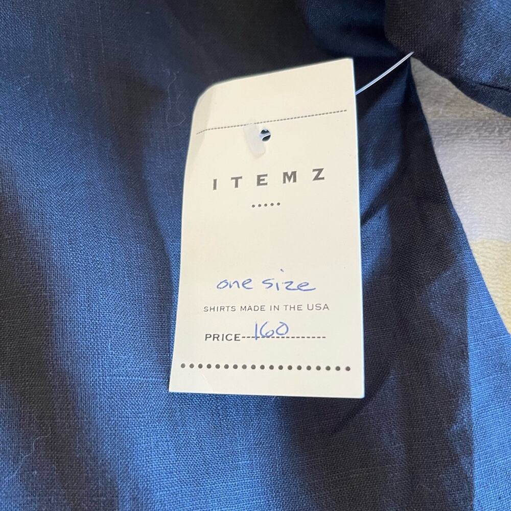 Itemz Linen jacket. One size fits most. New with tags - Picture 5 of 7